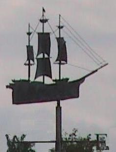 weathervane of ship in nantucket